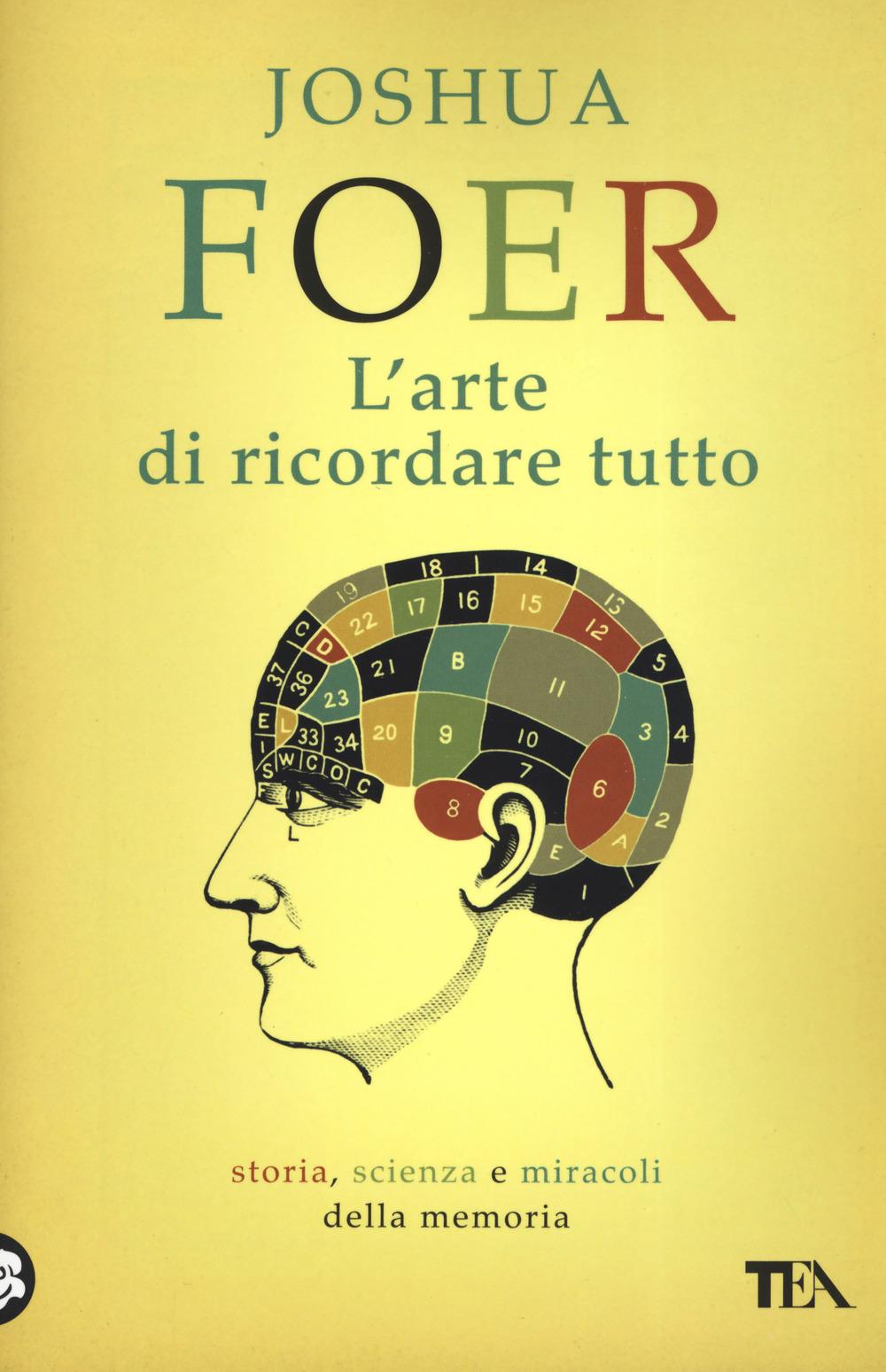 Vorderes Coverbild L' arte di ricordare tutto. Storia, scienza e miracoli della memoria