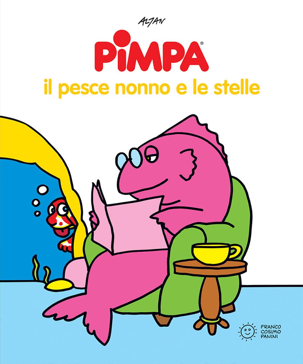 Vorderes Coverbild Pimpa. Il pesce nonno e le stelle