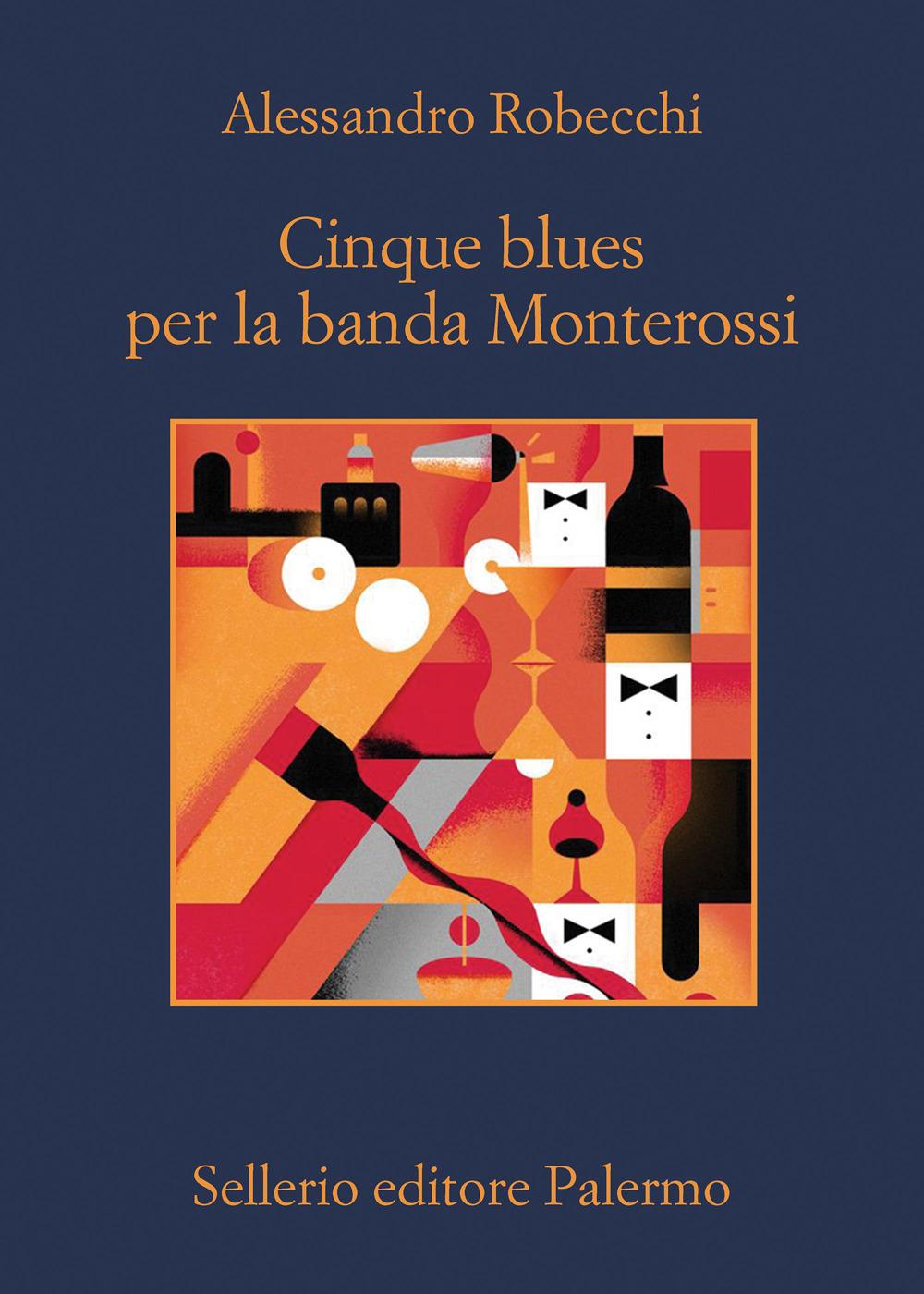 Vorderes Coverbild Cinque blues per la banda Monterossi