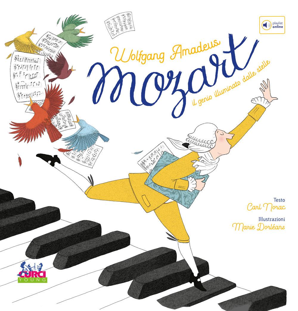 Vorderes Coverbild Wolfgang Amadeus Mozart. Il genio illuminato dalle stelle. Con playlist online
