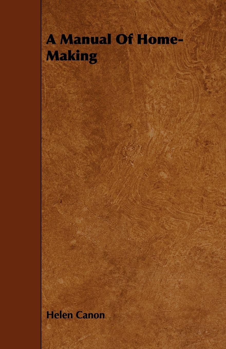 Vorderes Coverbild A Manual Of Home-Making