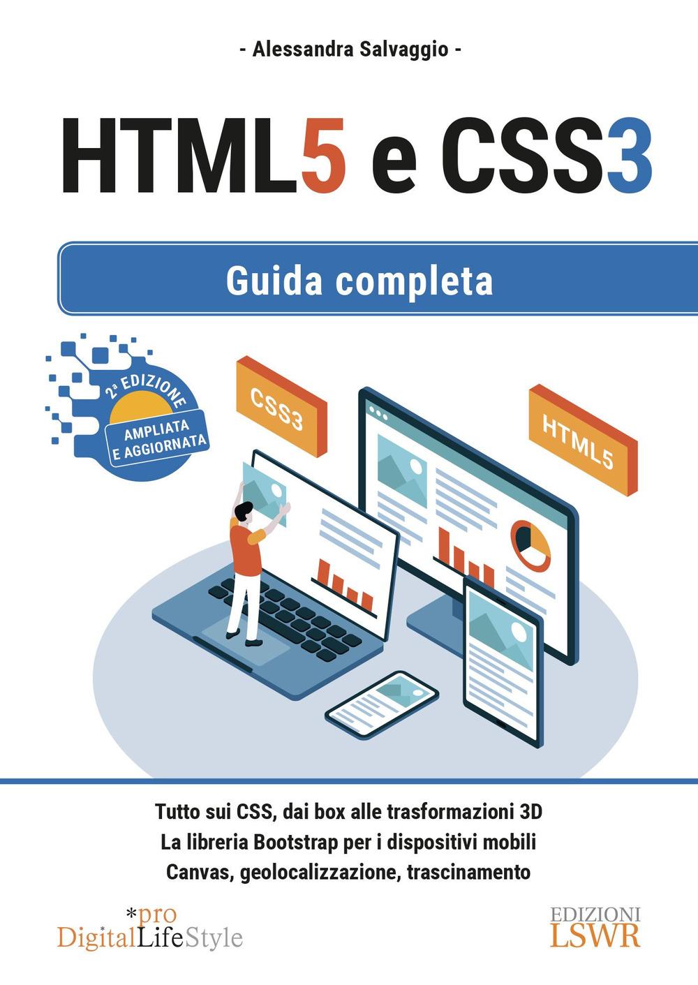 Vorderes Coverbild HTML5 e CSS3. Guida completa