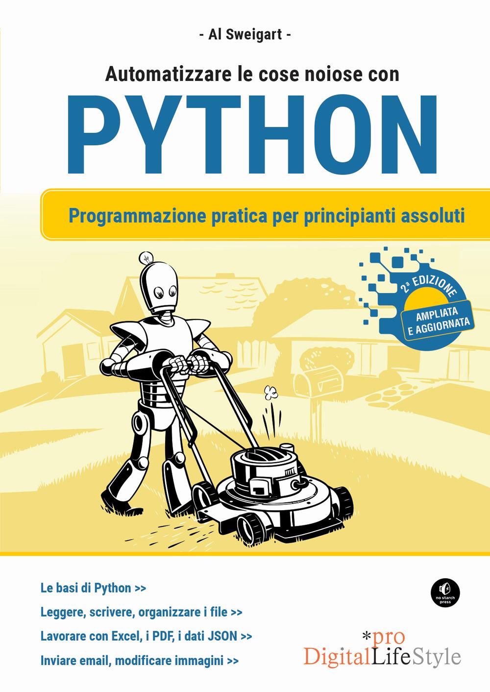 Vorderes Coverbild Automatizzare le cose noiose con Python. Programmazione pratica per principianti assoluti