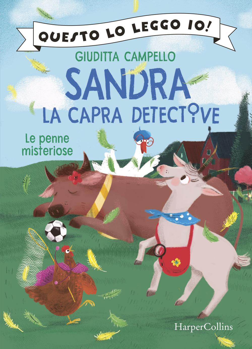 Vorderes Coverbild Le penne misteriose. Sandra la capra detective