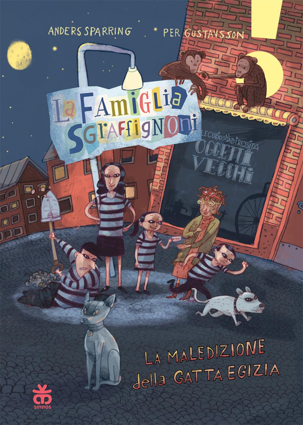 Vorderes Coverbild La maledizione della gatta egizia. La famiglia Sgraffignoni. Ediz. ad alta leggibilità