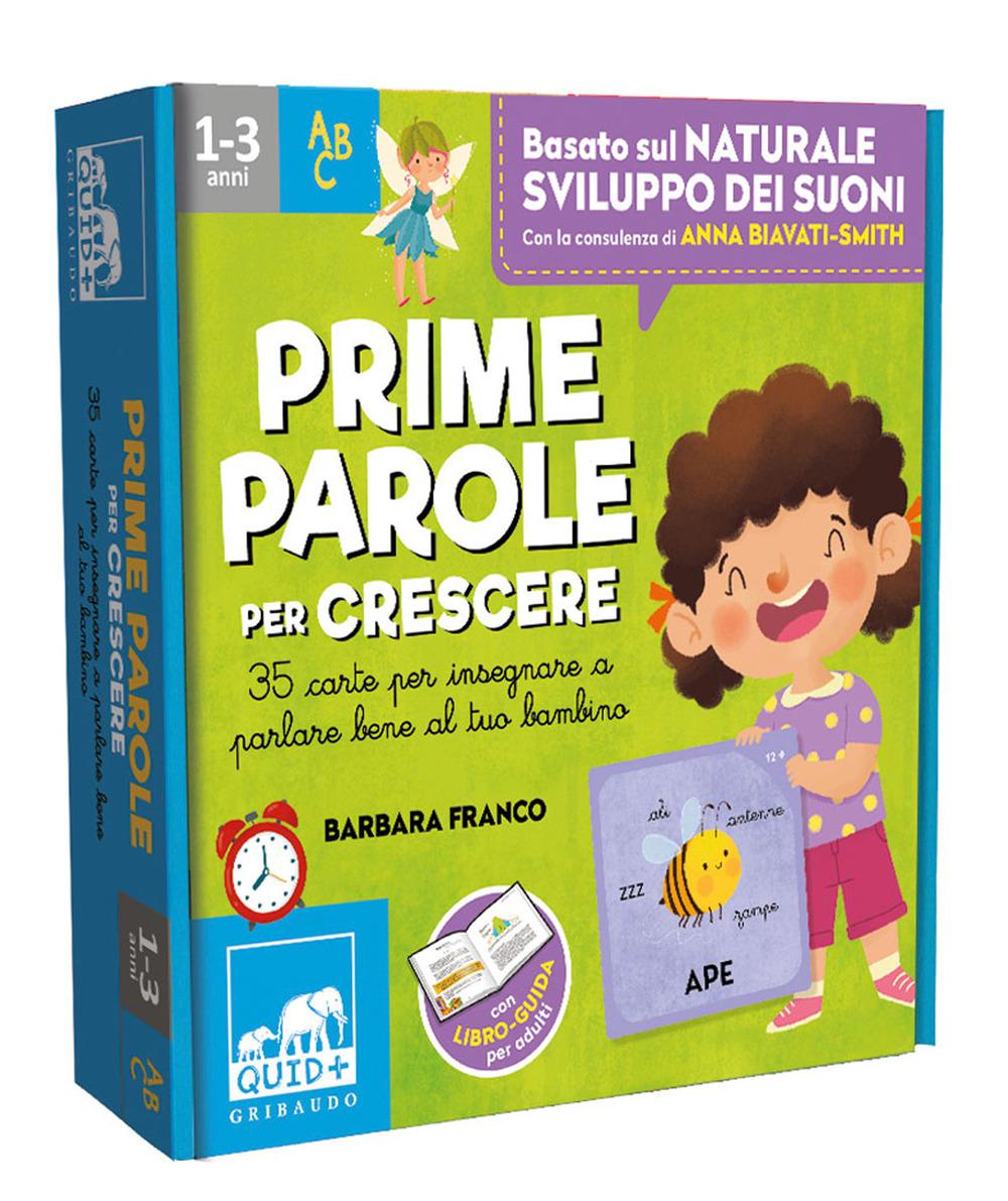 Vorderes Coverbild Prime parole per crescere. 35 carte per insegnare a parlare bene al tuo bambino