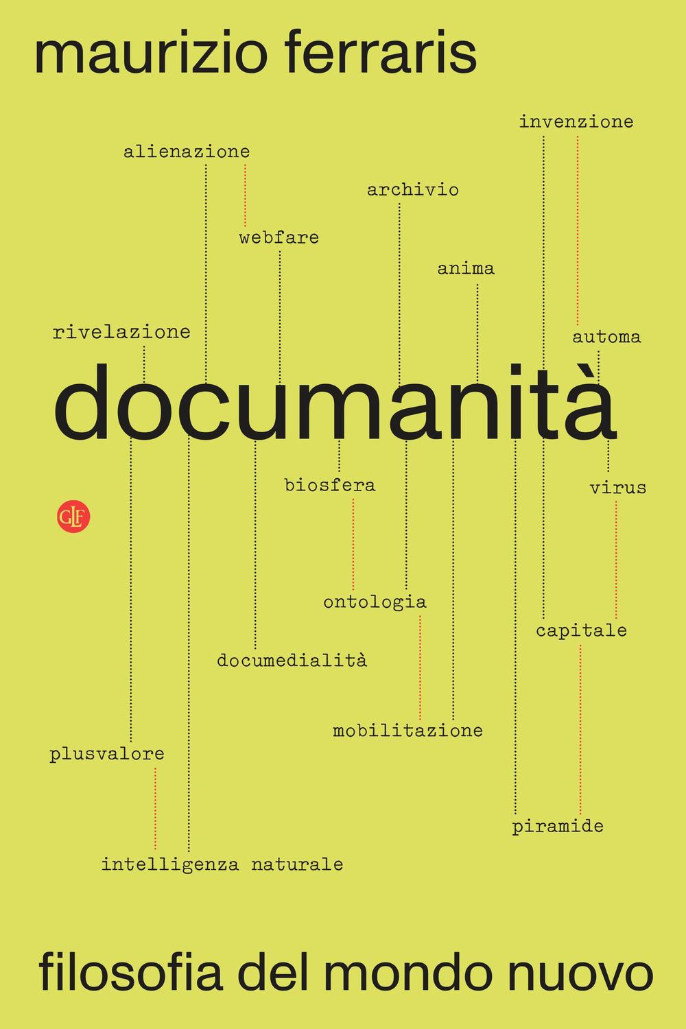 Vorderes Coverbild Documanità. Filosofia del mondo nuovo