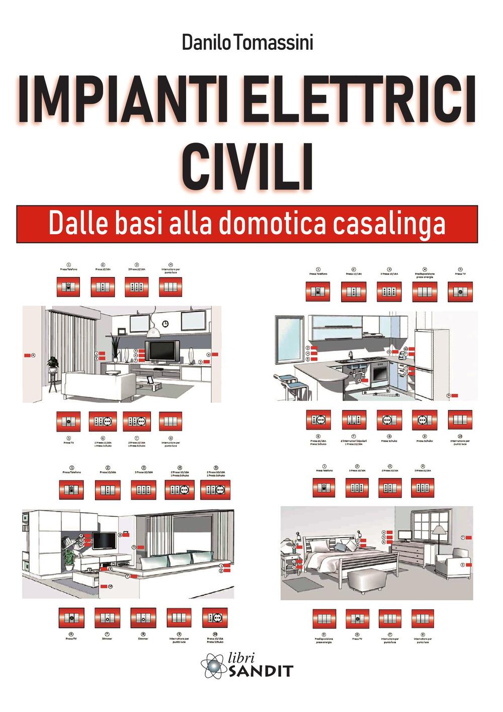 Vorderes Coverbild Impianti elettrici civili. Dalle basi alla domotica casalinga