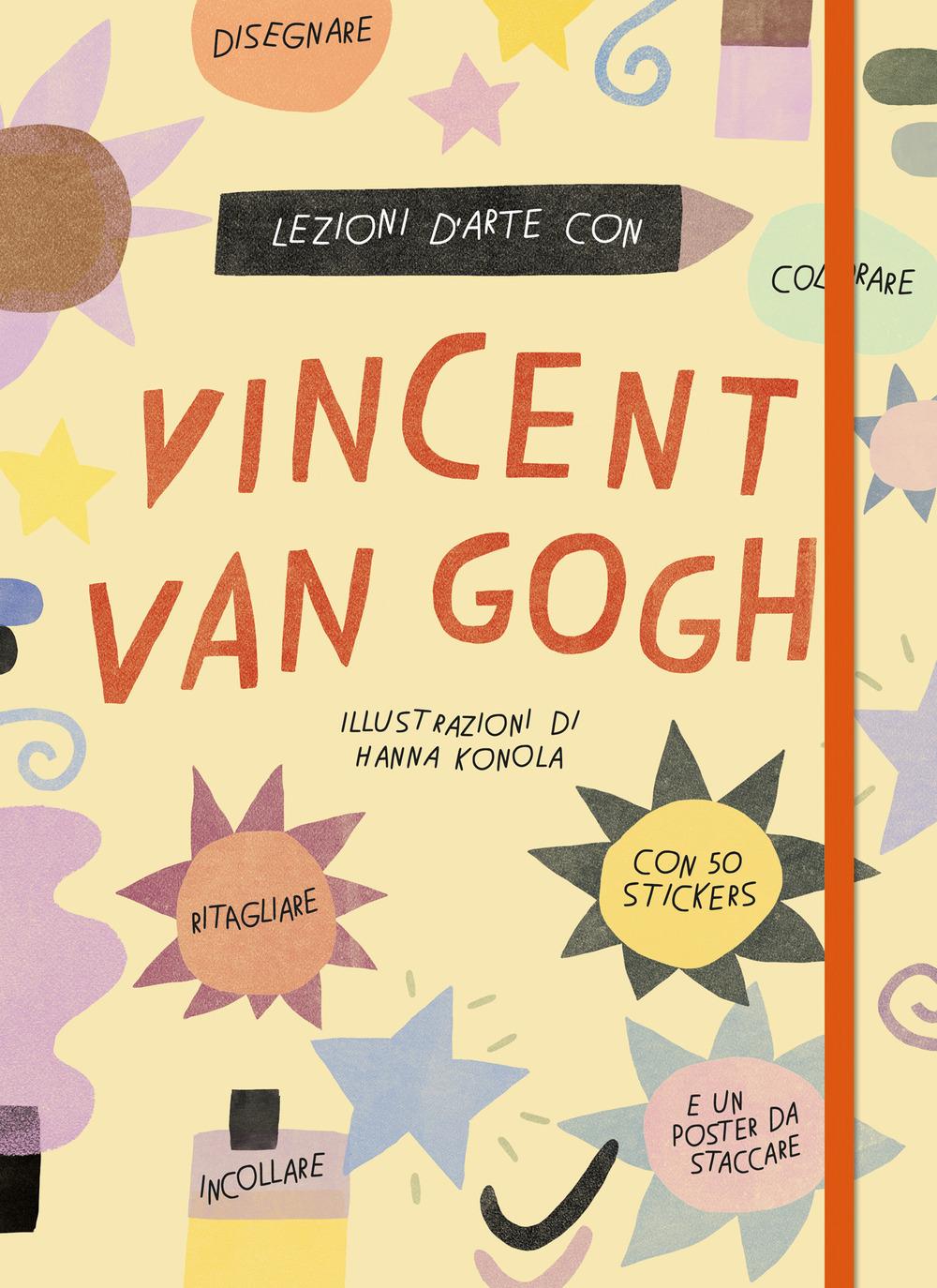 Vorderes Coverbild Lezioni d'arte con Vincent Van Gogh