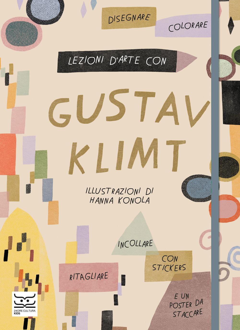 Vorderes Coverbild Lezioni d'arte con Gustav Klimt