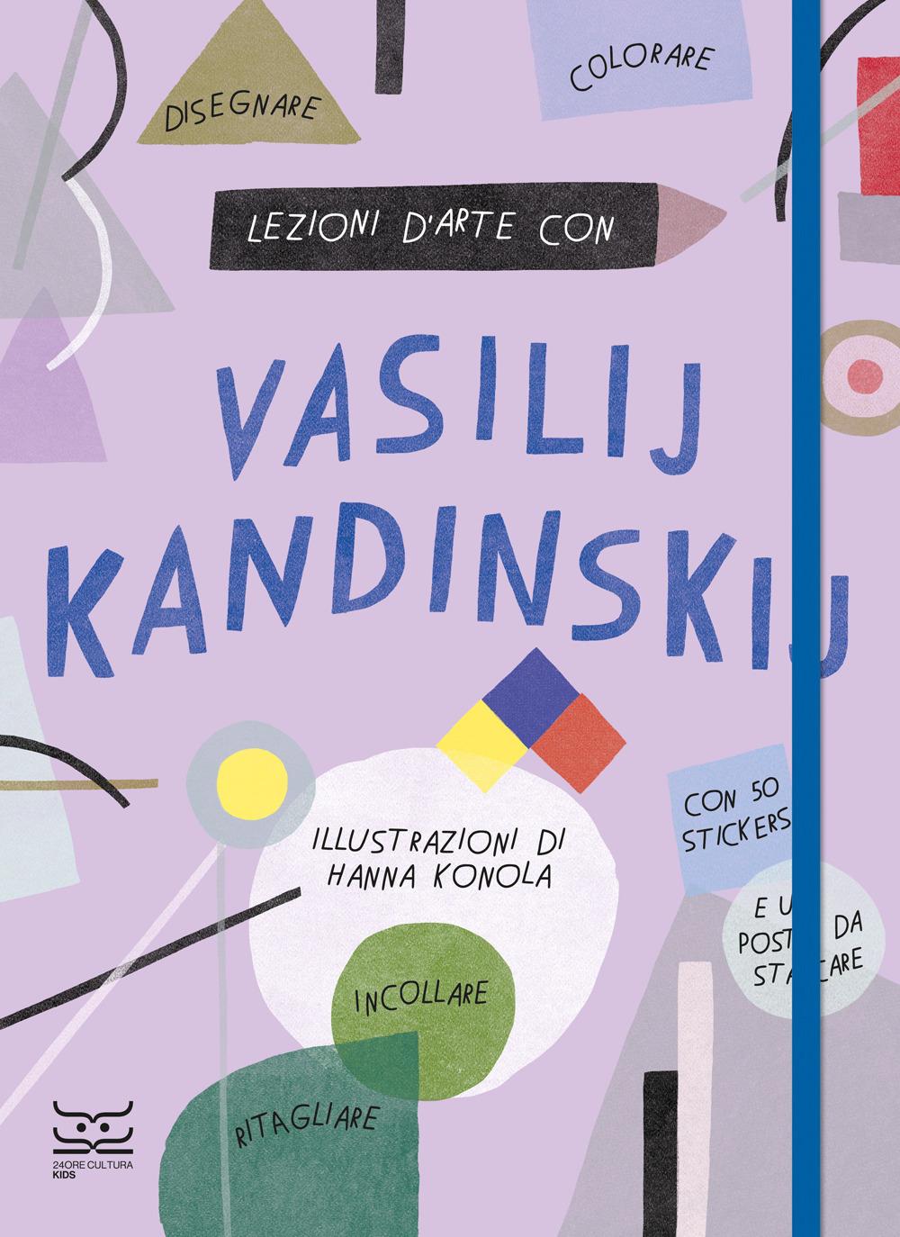 Vorderes Coverbild Lezioni d'arte con Vasilij Kandinsky