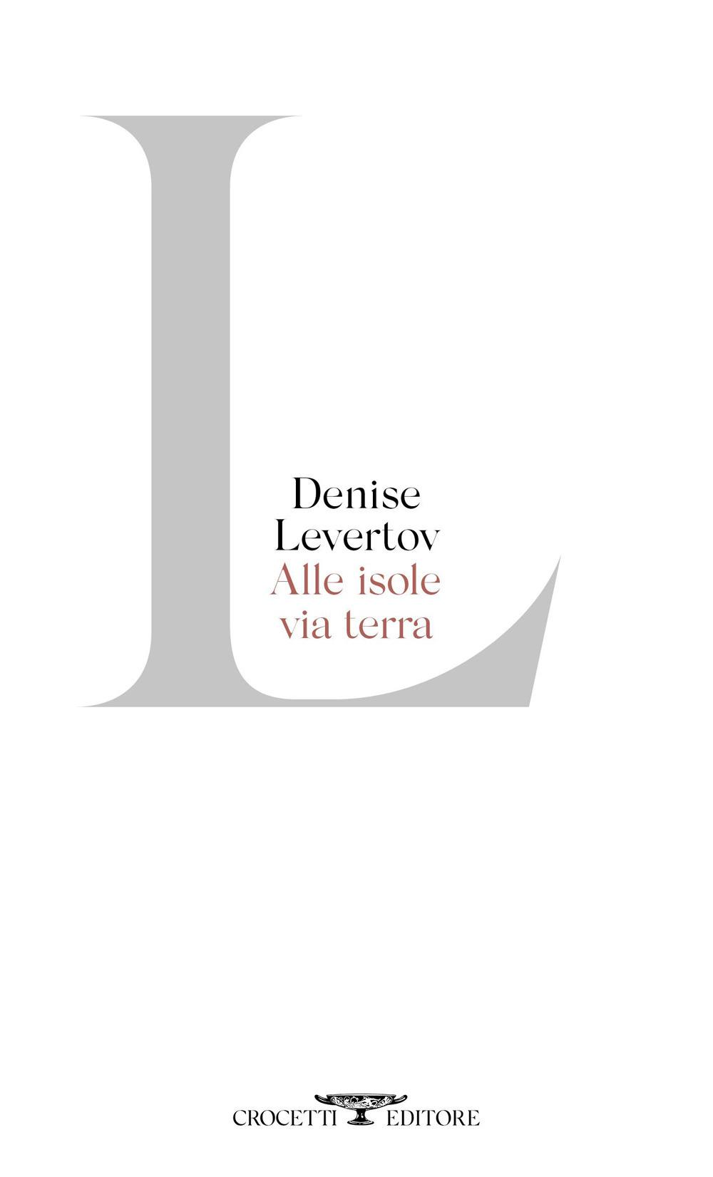 Vorderes Coverbild Alle isole via terra. Testo inglese a fronte