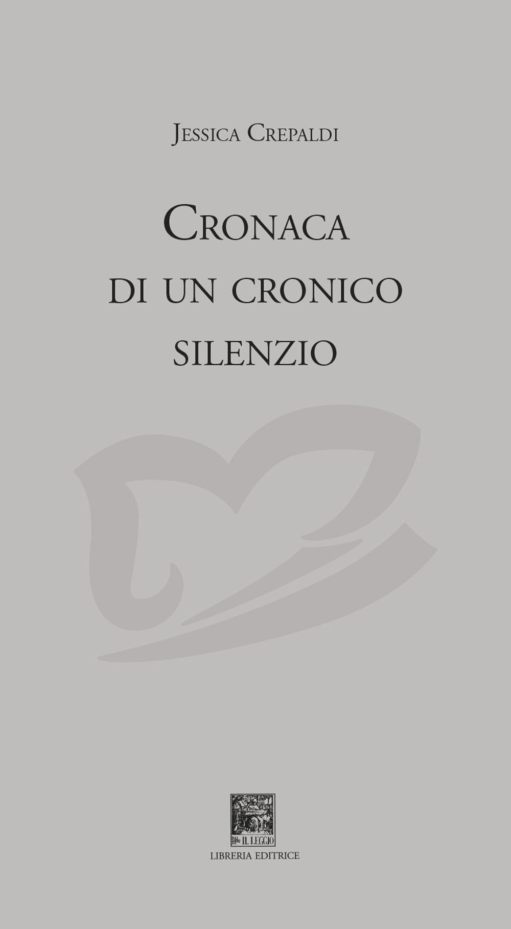 Vorderes Coverbild Storia di un cronico silenzio