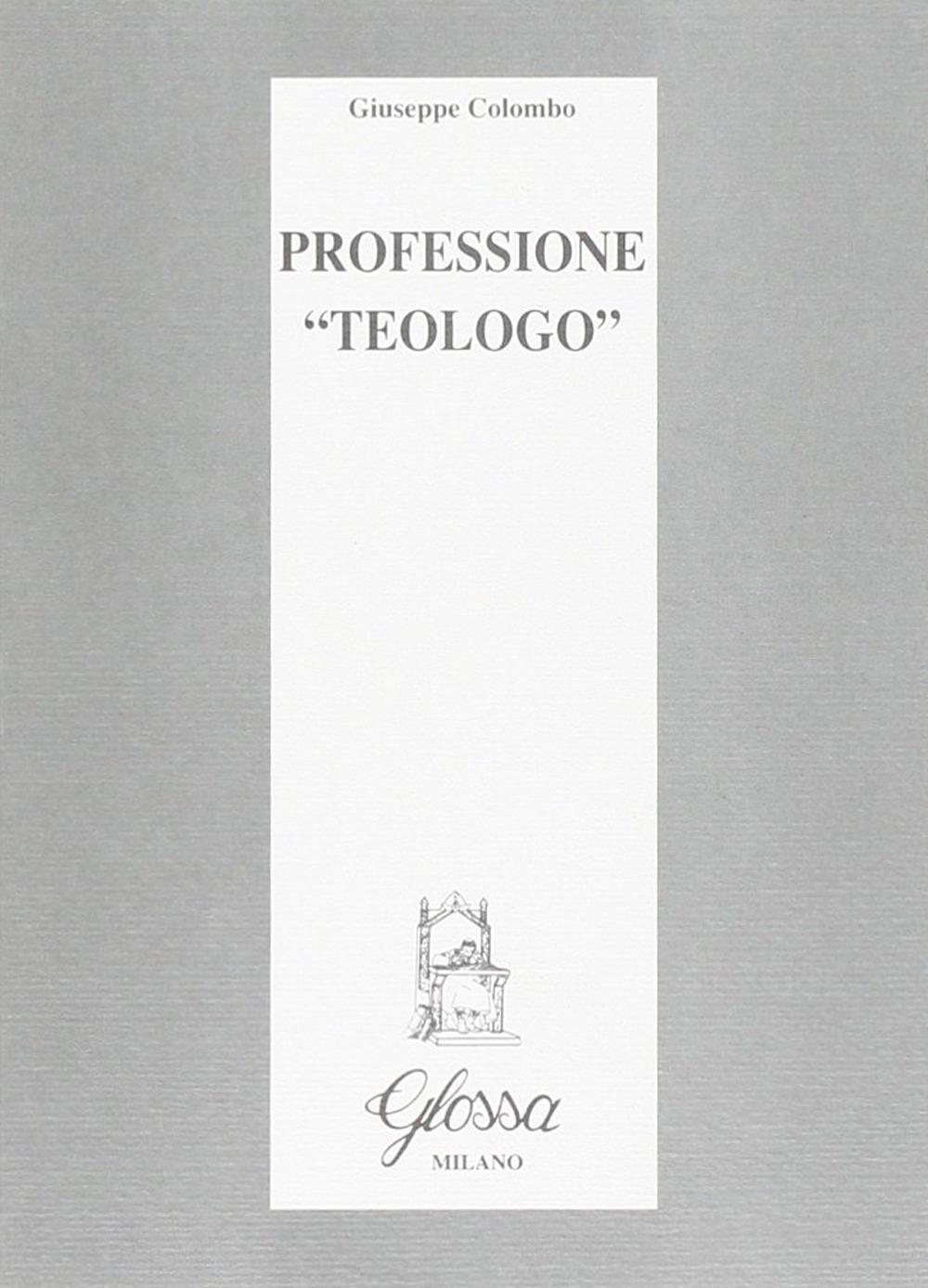 Vorderes Coverbild Professione 'Teologo'