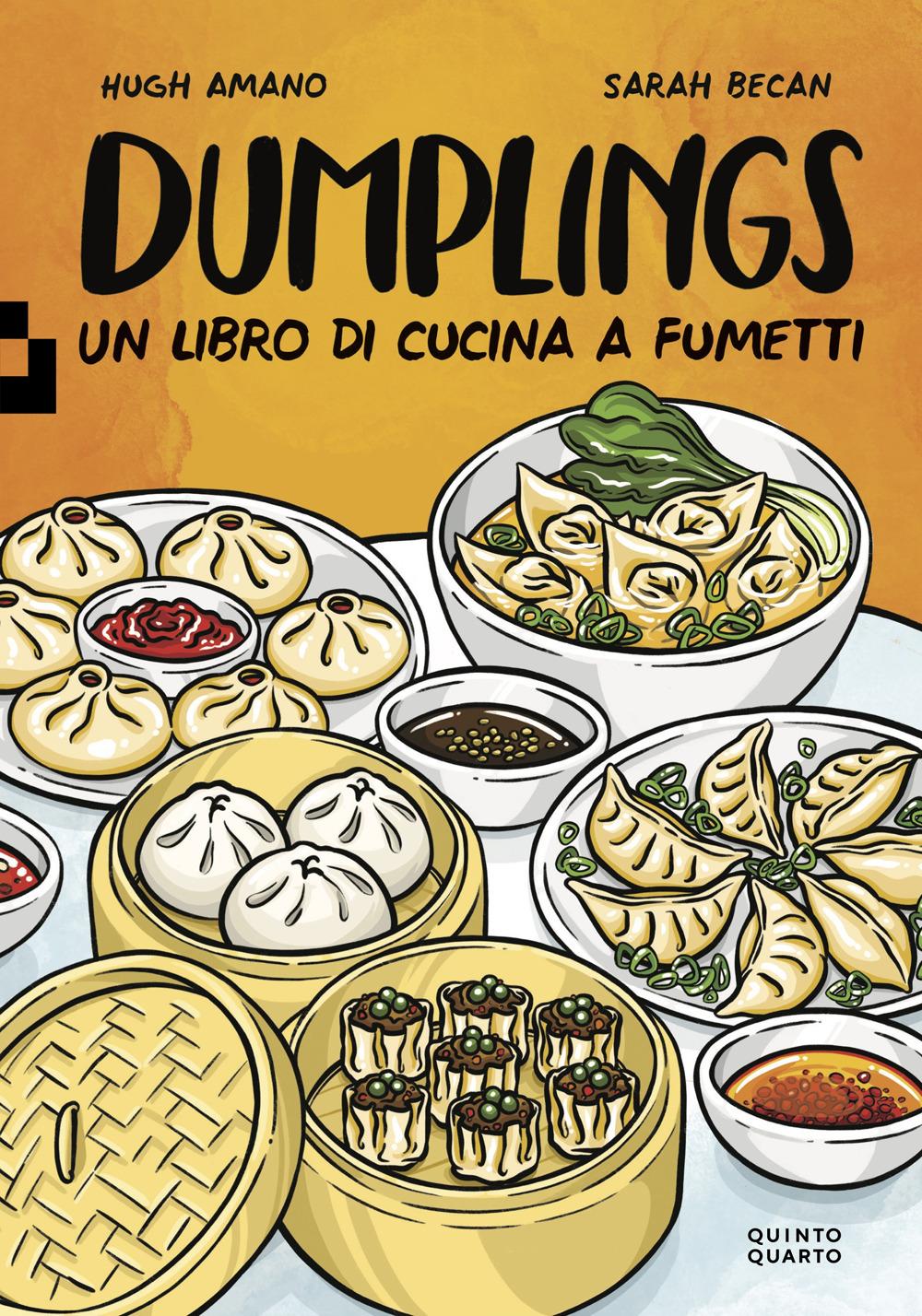 Vorderes Coverbild Dumplings. Un libro di cucina a fumetti