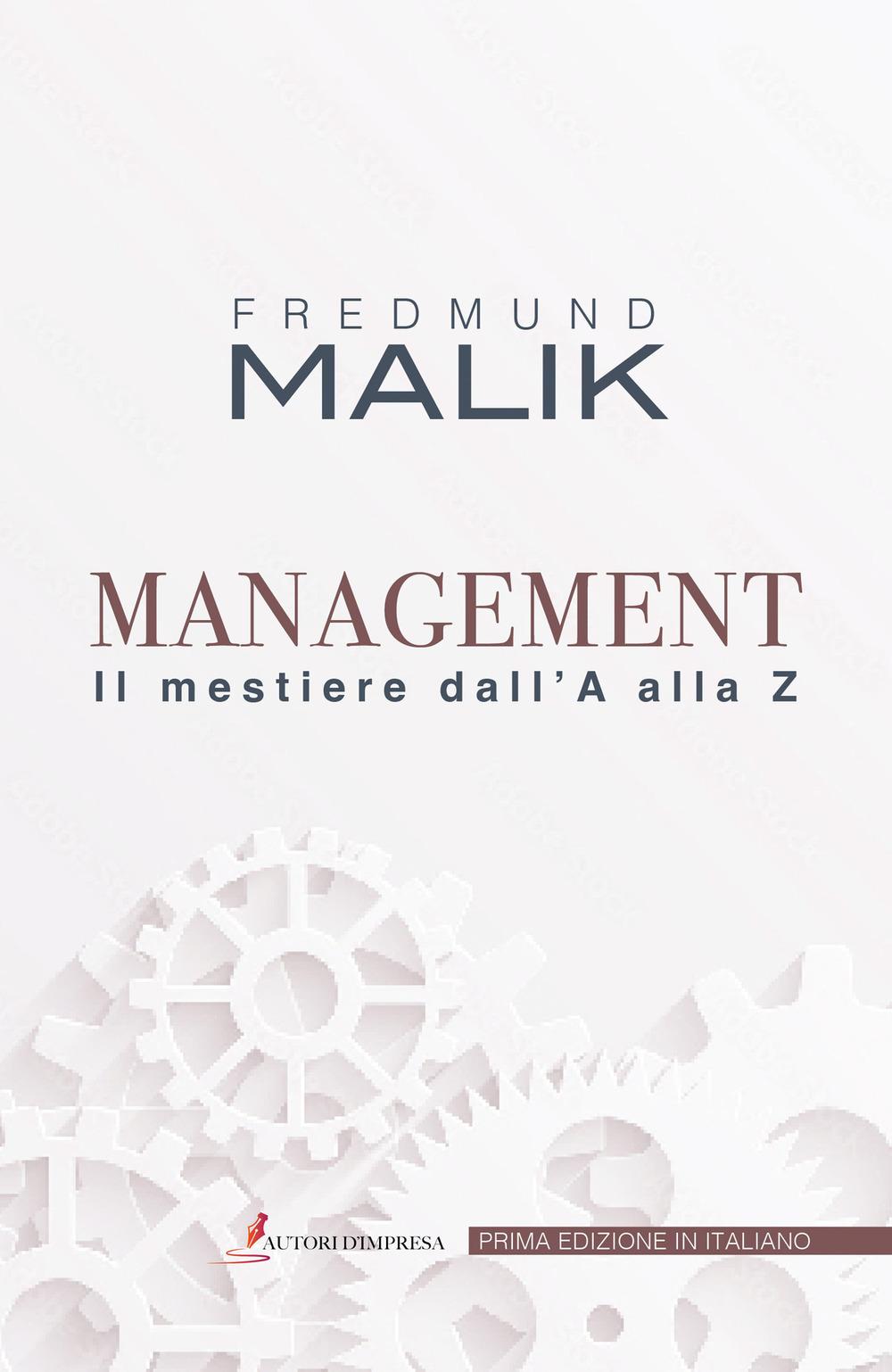 Vorderes Coverbild Management. Il mestiere dalla A alla Z