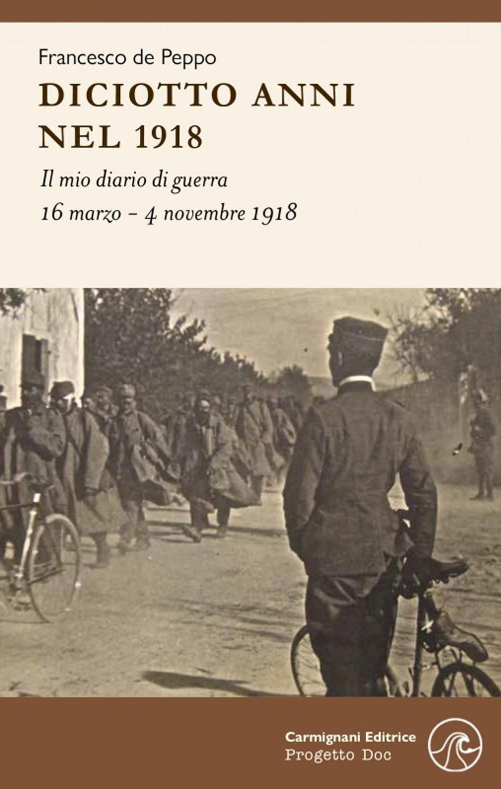 Vorderes Coverbild Diciotto anni nel 1918. Il mio diario di guerra