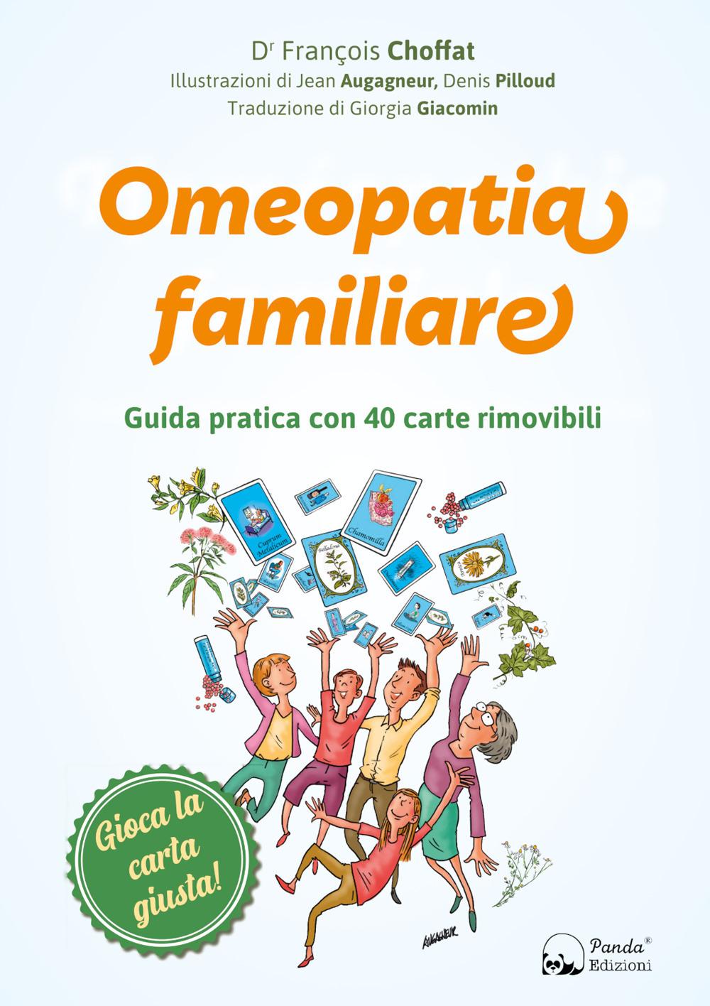 Vorderes Coverbild Omeopatia familiare. Guida pratica con 40 carte rimovibili