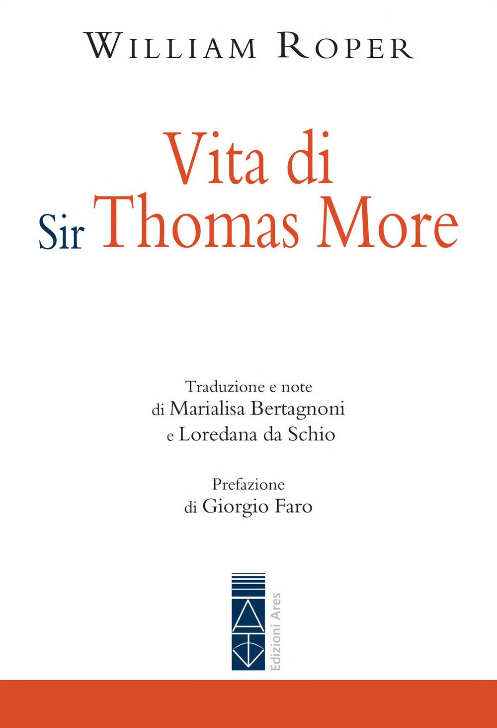 Vorderes Coverbild Vita di Sir Thomas More