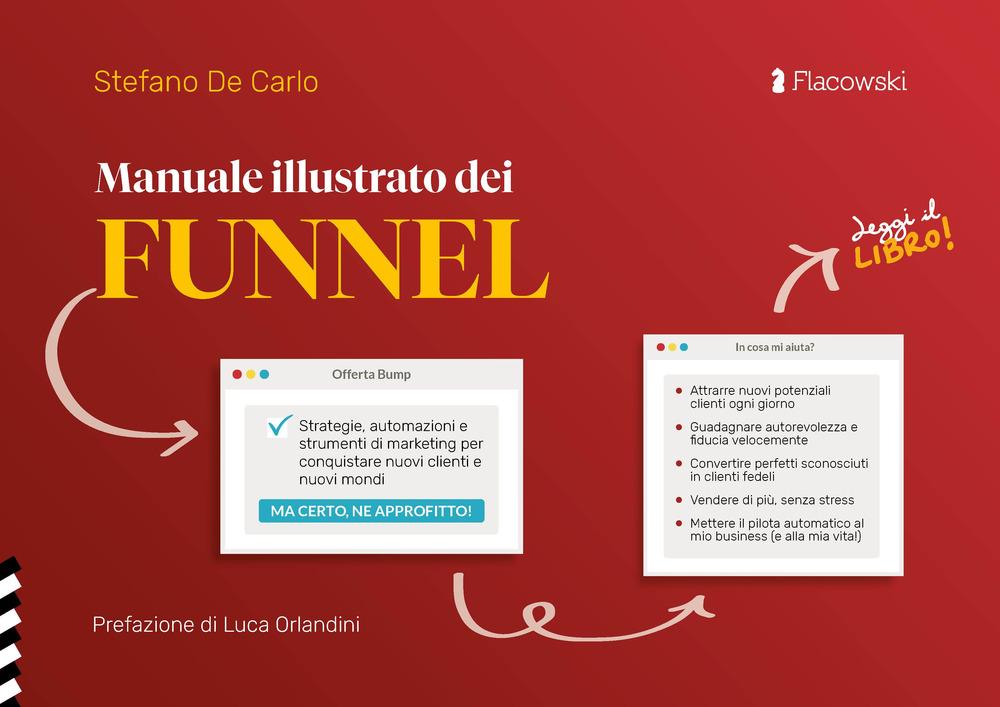 Vorderes Coverbild Manuale illustrato dei funnel. Strategie, automazioni e strumenti di marketing per conquistare nuovi clienti e nuovi mondi