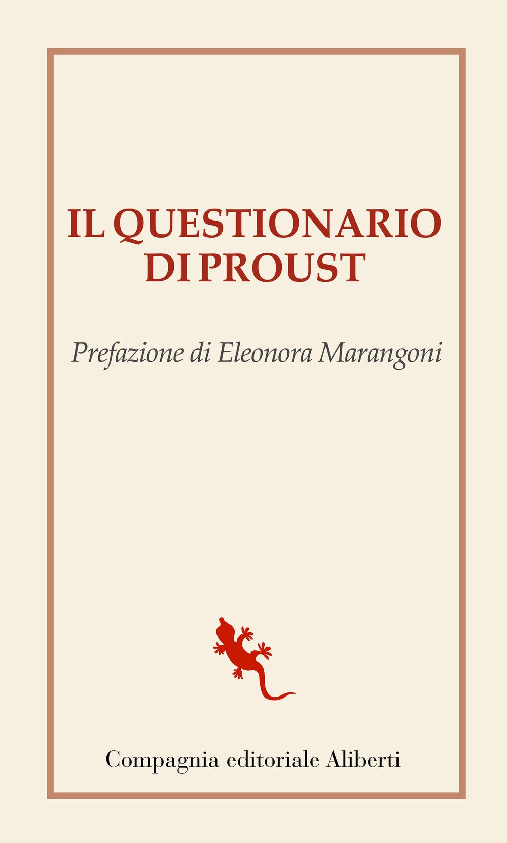 Vorderes Coverbild Il questionario di Proust