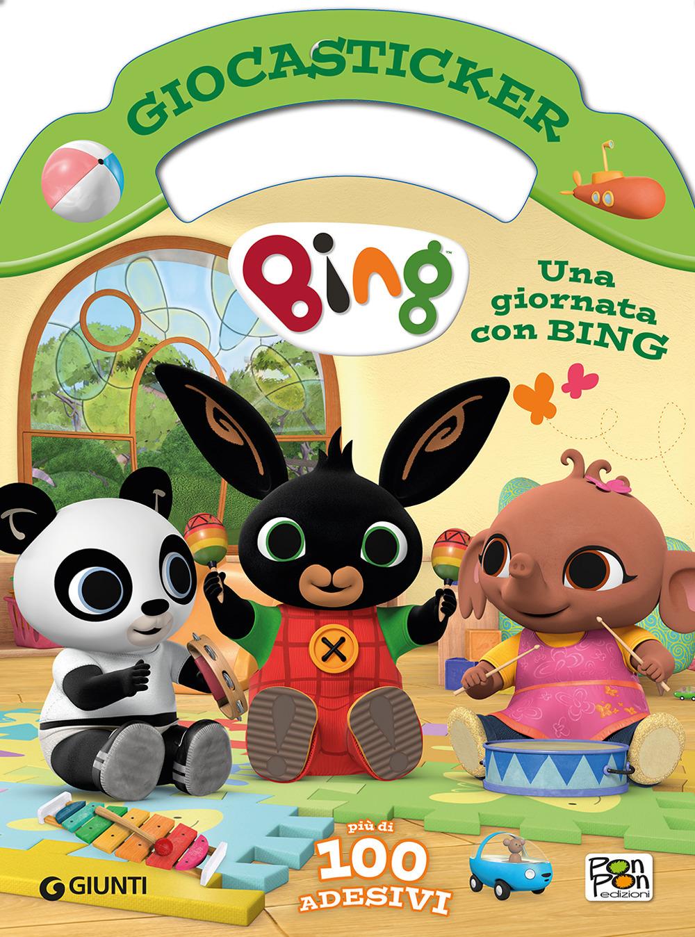 Vorderes Coverbild Una giornata con Bing. Giocasticker. Con adesivi