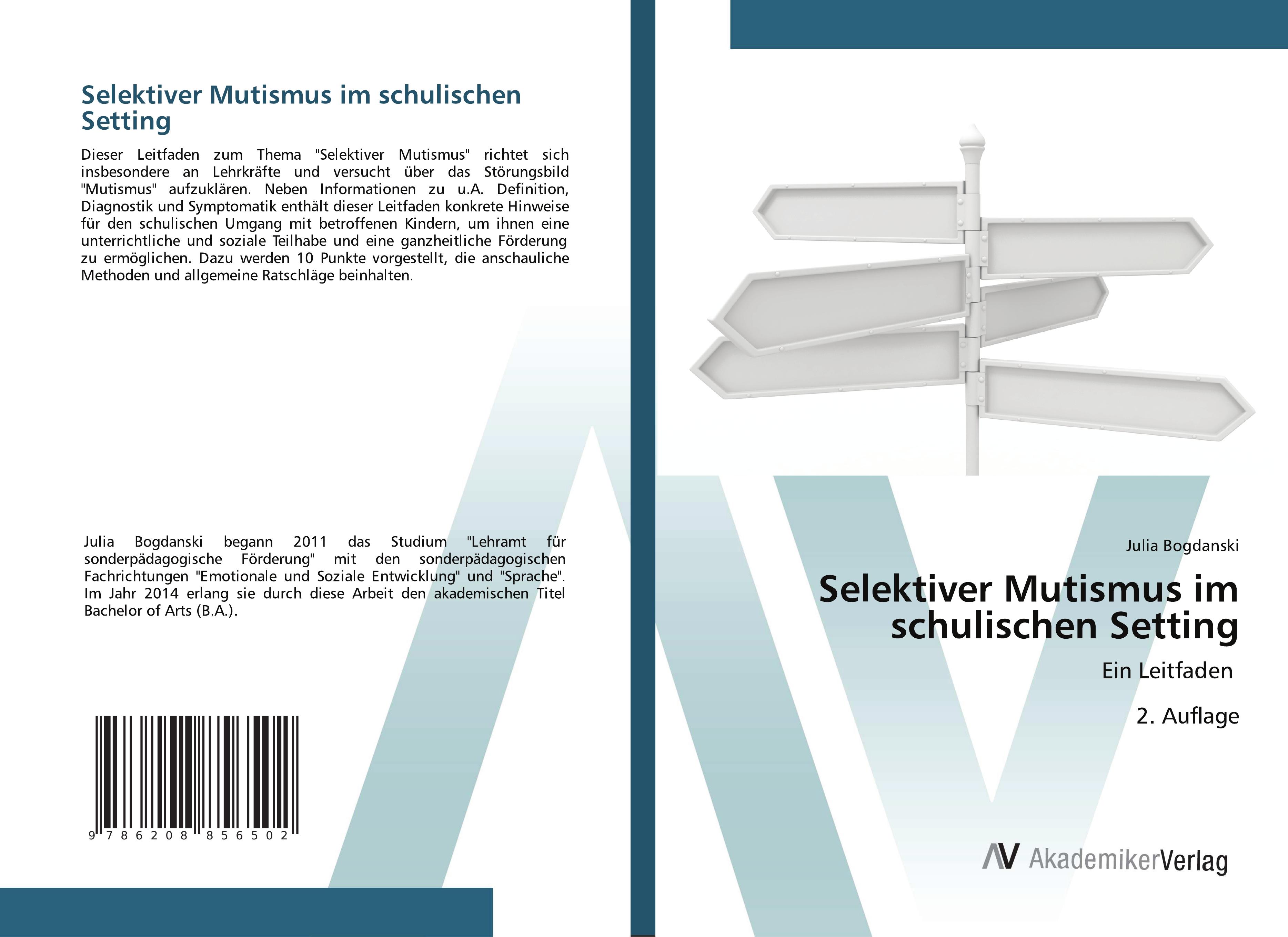 Vorderes Coverbild Selektiver Mutismus im schulischen Setting