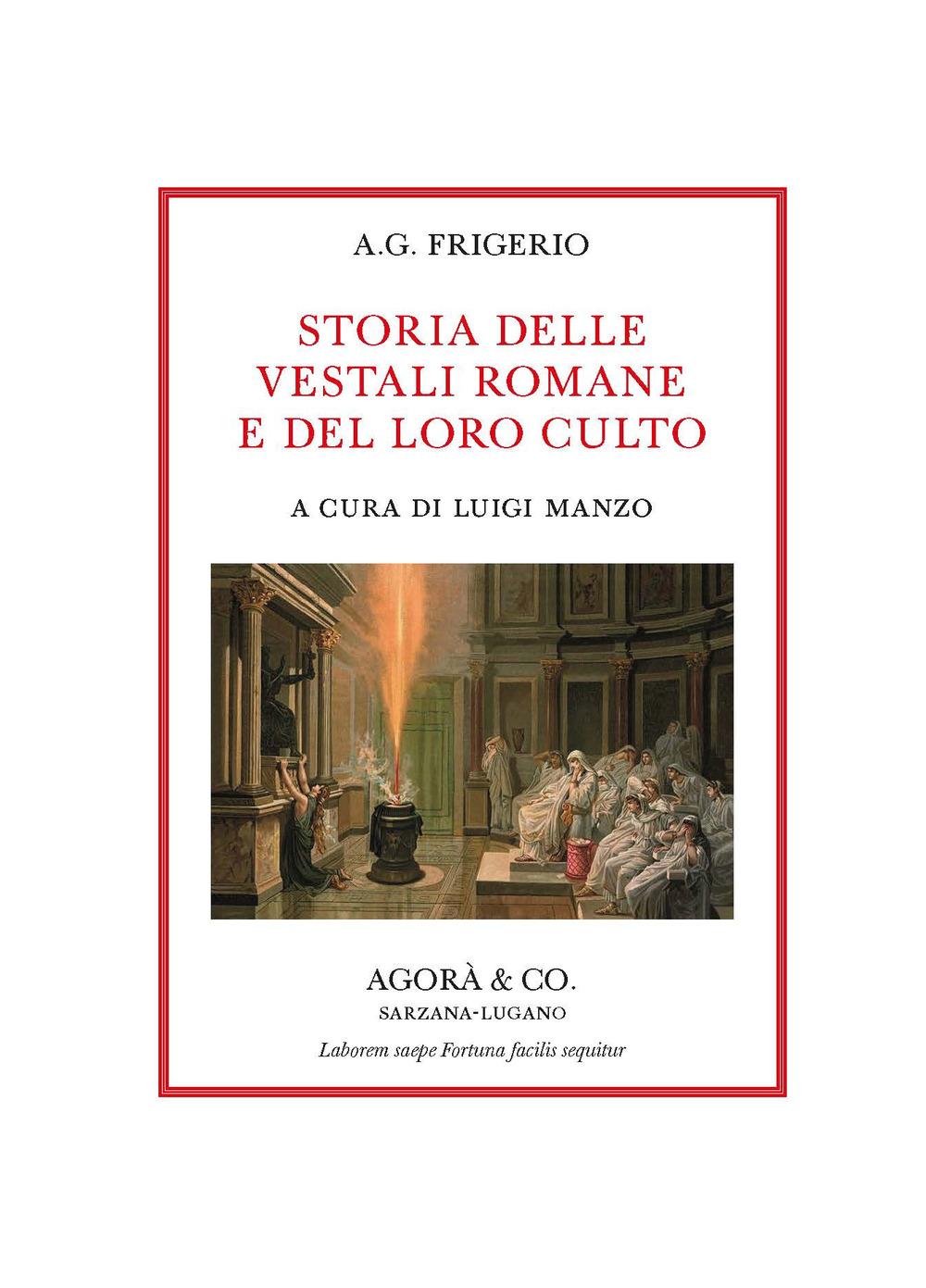Vorderes Coverbild Storia delle vestali romane e del loro culto