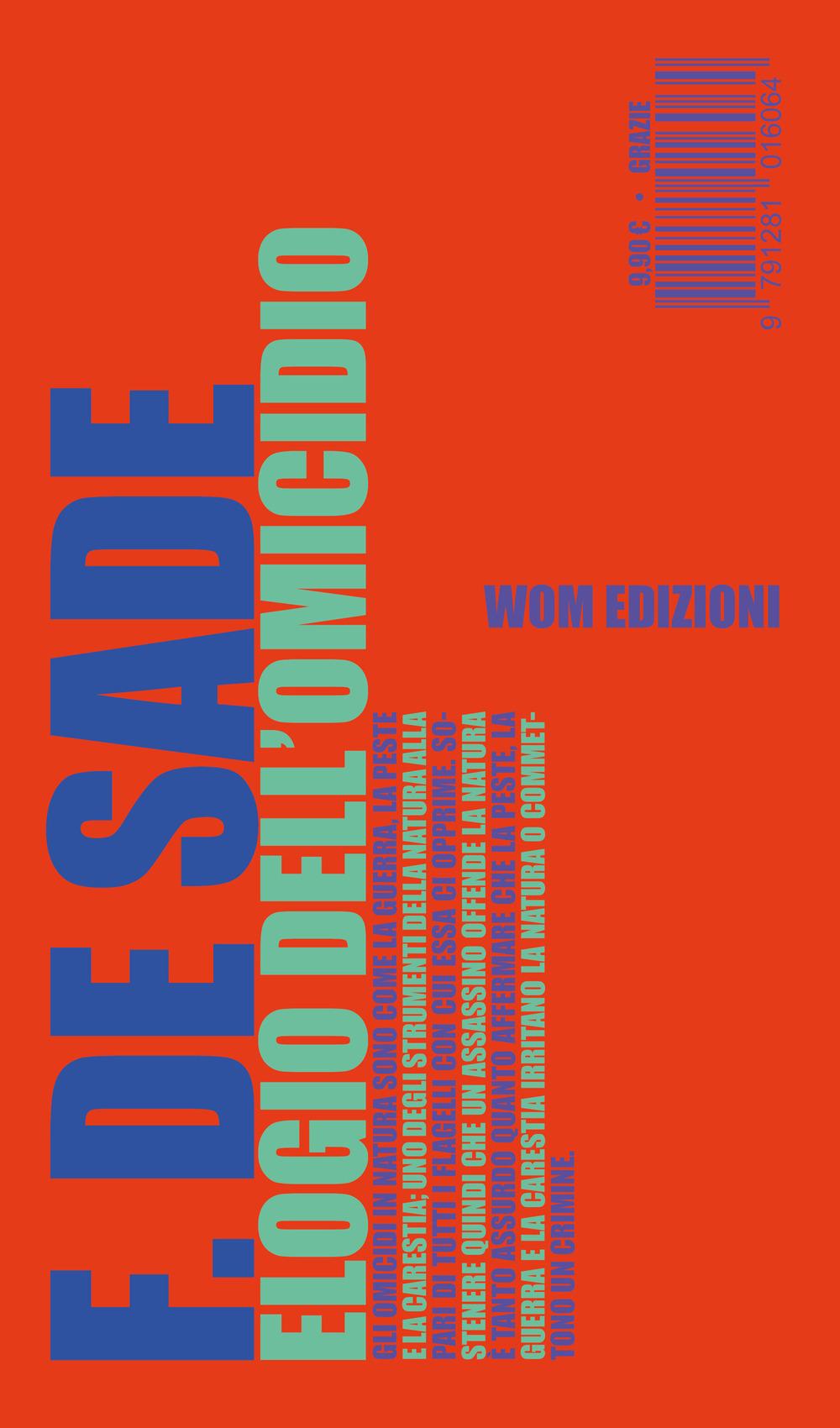 Vorderes Coverbild Elogio dell'omicidio