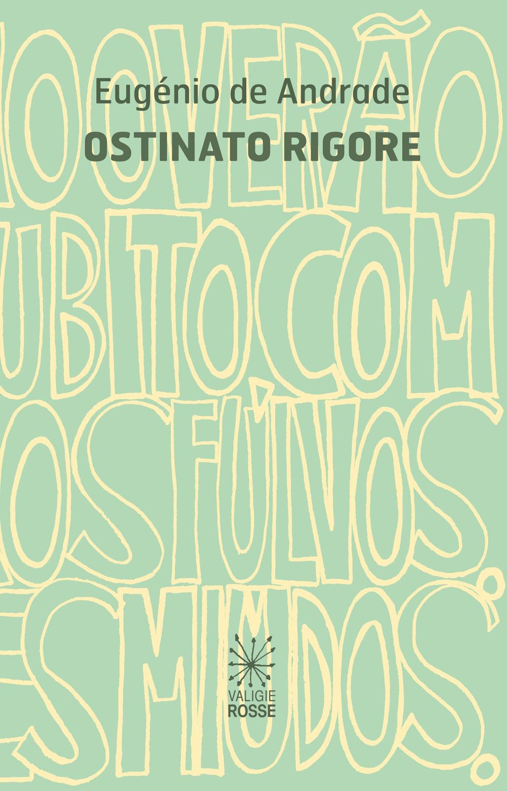 Vorderes Coverbild Ostinato rigore. Testo portoghese a fronte