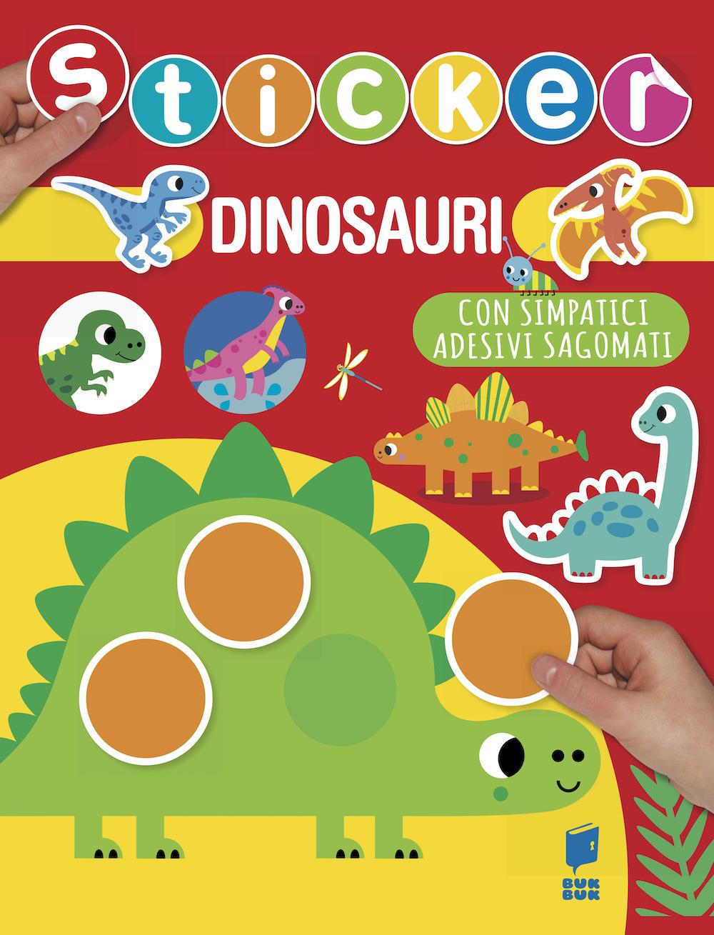 Vorderes Coverbild Dinosauri. Sticker
