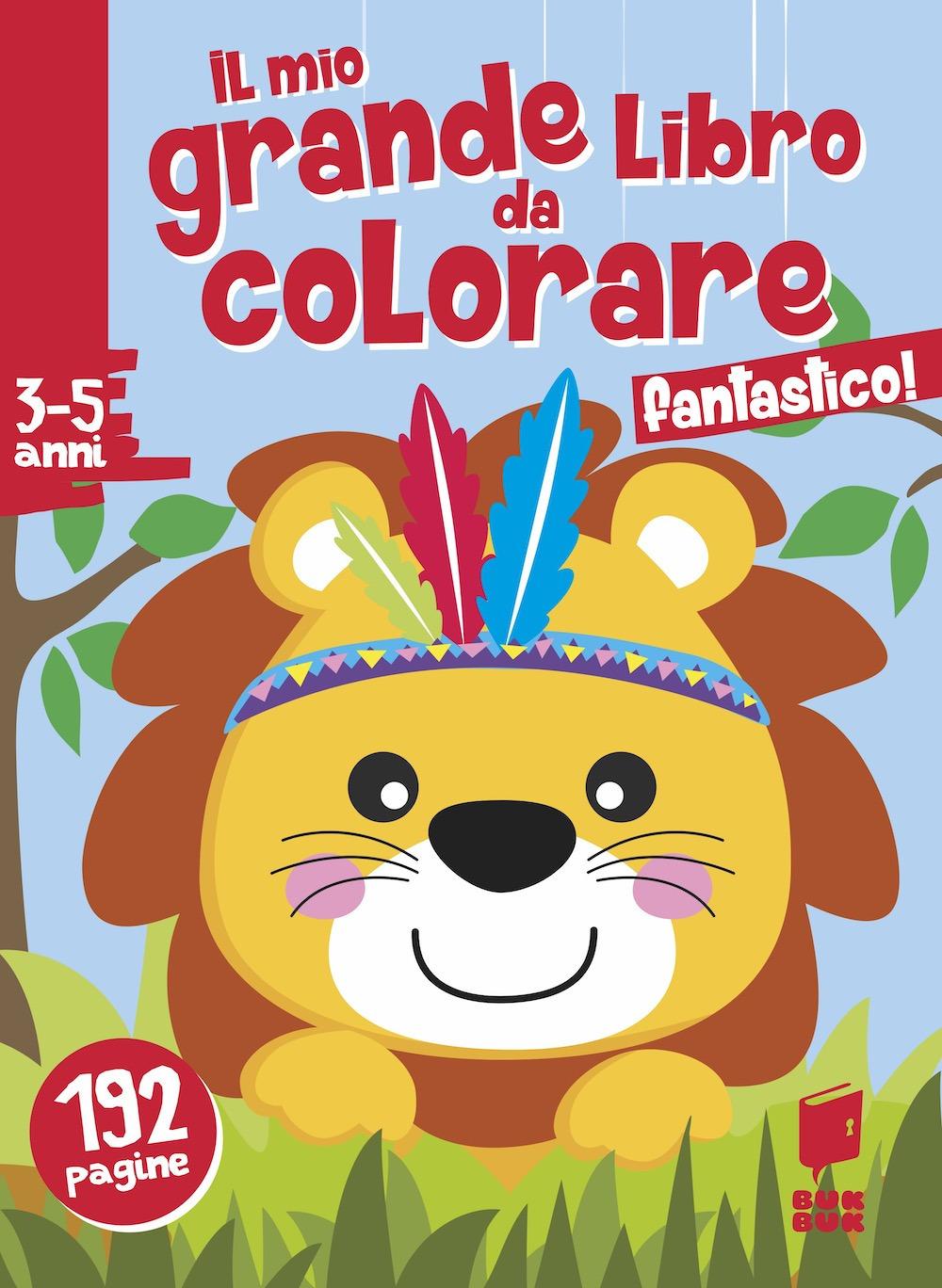 Vorderes Coverbild Fantastico! Il mio grande libro da colorare