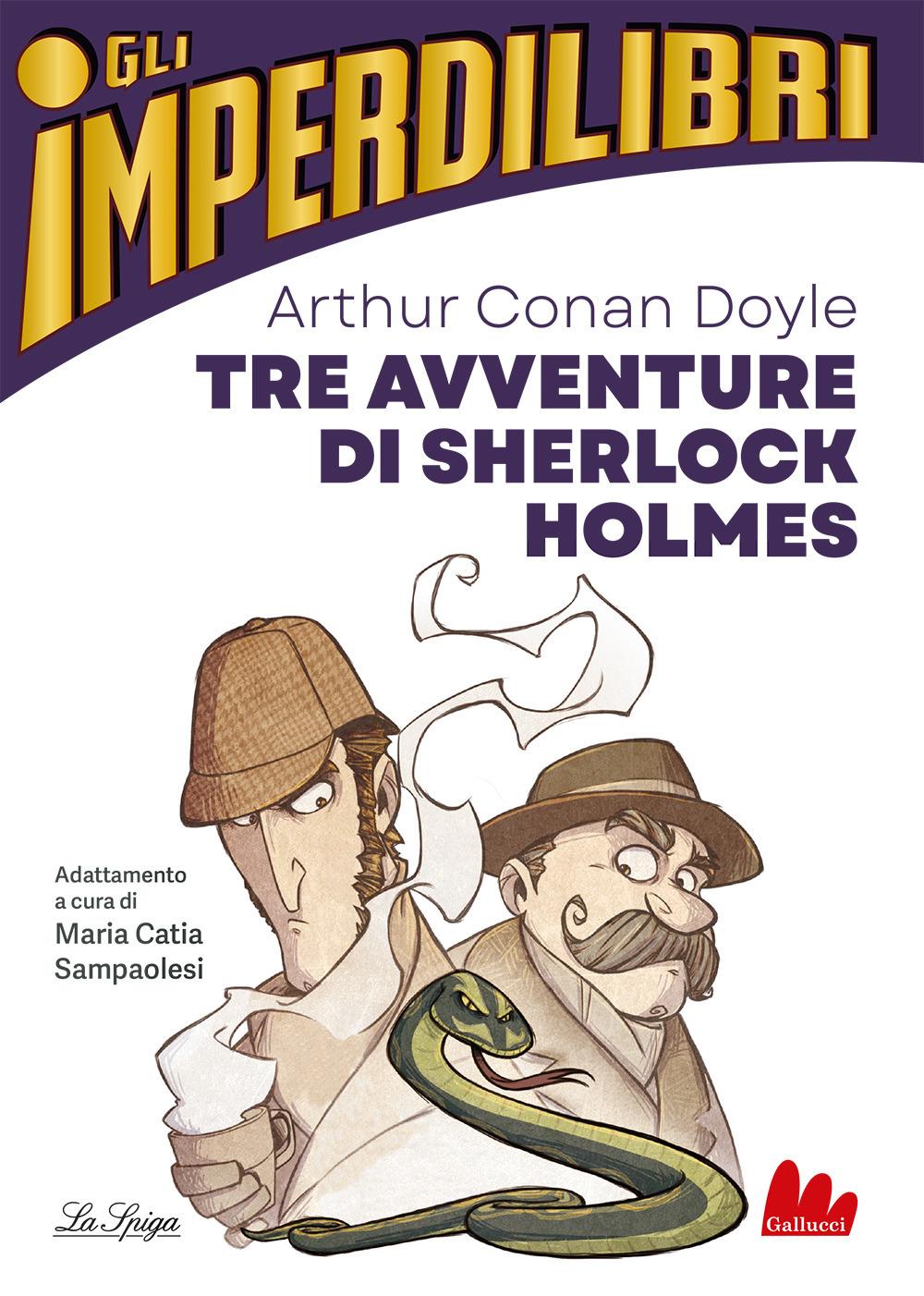 Vorderes Coverbild Tre avventure di Sherlock Holmes