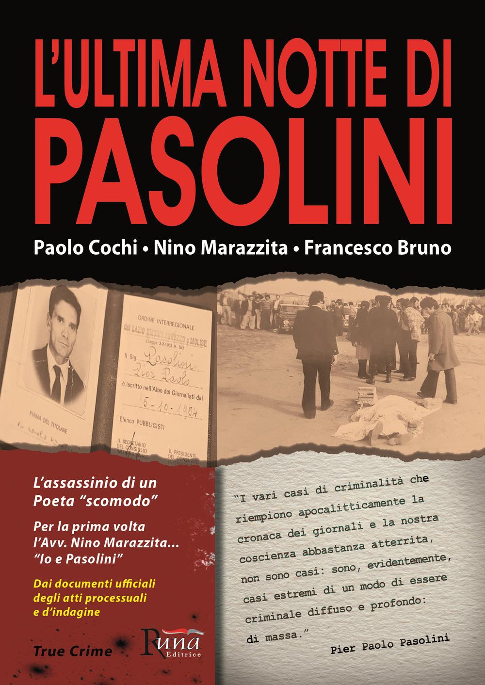 Vorderes Coverbild L' ultima notte di Pasolini