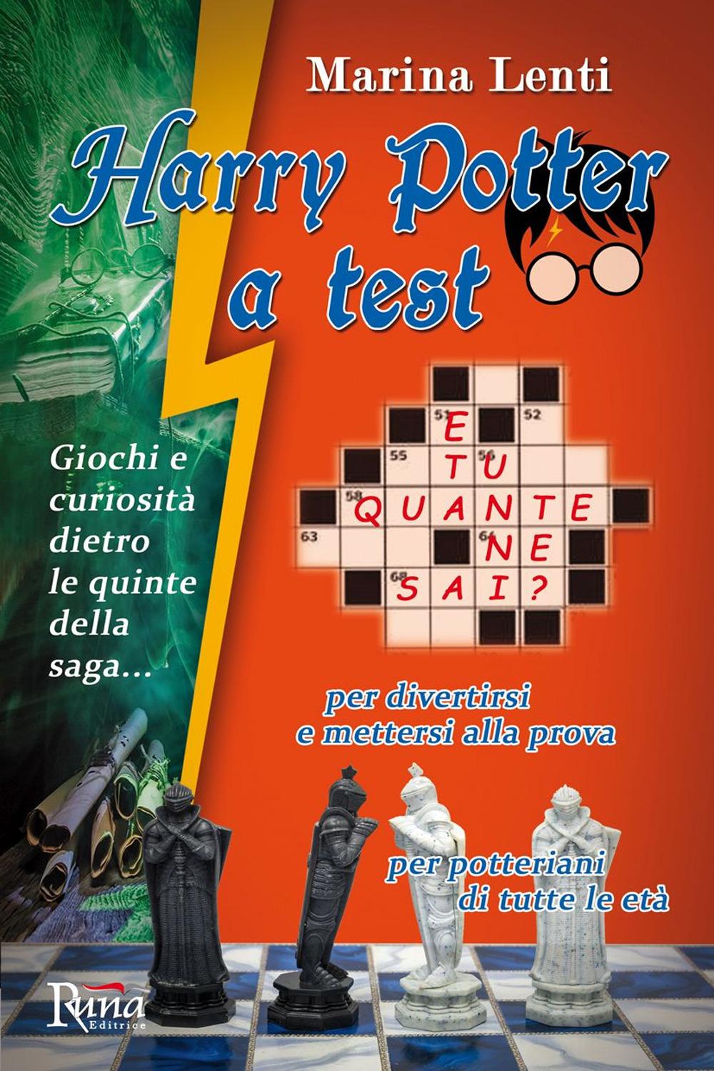 Vorderes Coverbild Harry Potter a test. Giochi e curiosità dietro le quinte della saga...