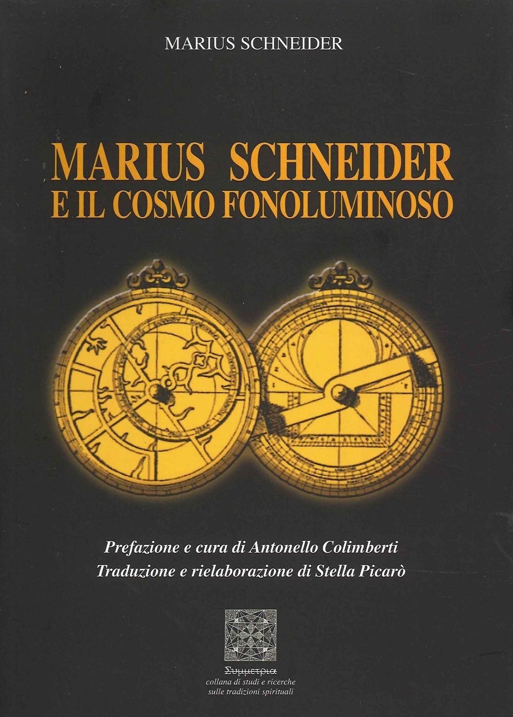 Vorderes Coverbild Marius Schneider e il cosmo fonoluminoso