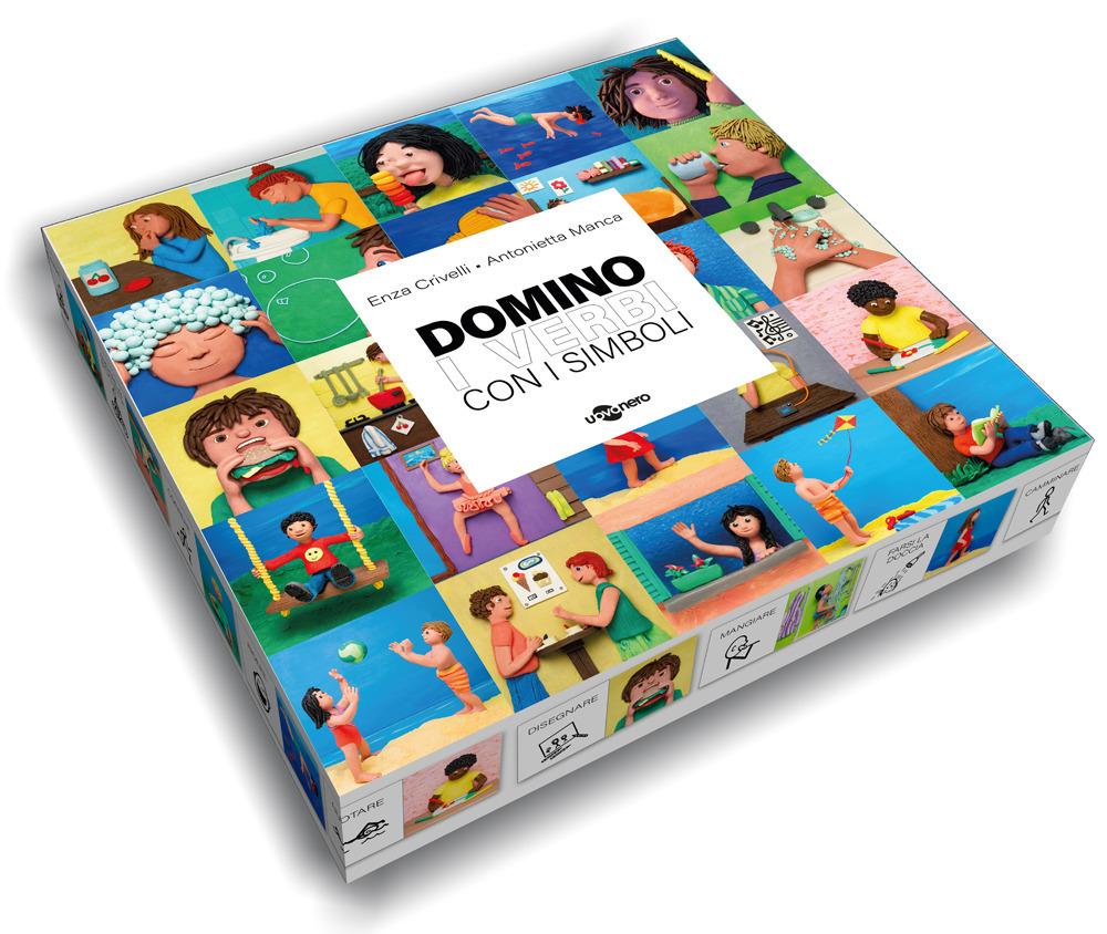 Vorderes Coverbild Domino i verbi con i simboli