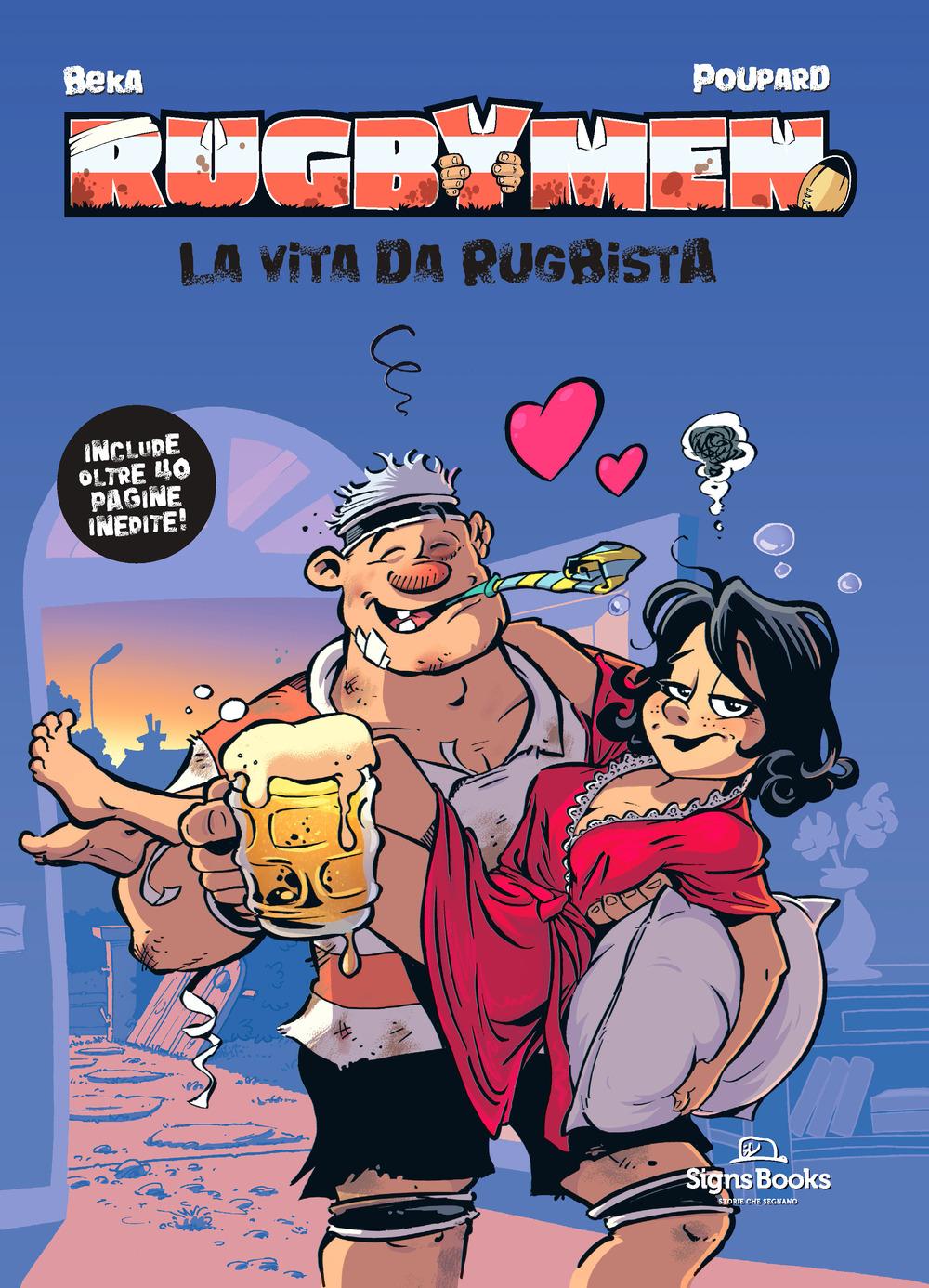 Vorderes Coverbild Rugbymen. La vita da rugbista
