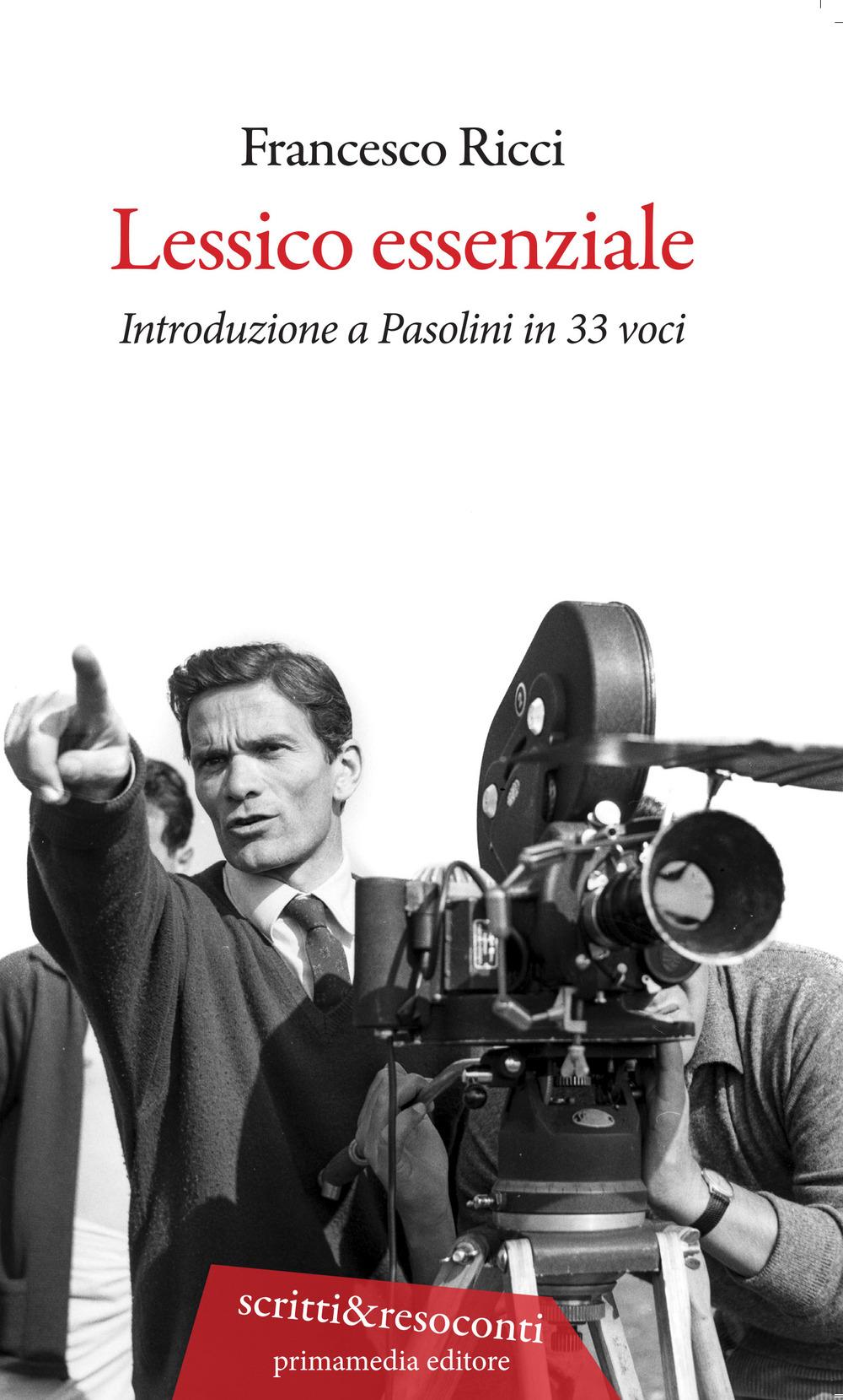 Vorderes Coverbild Lessico essenziale. Introduzione a Pasolini in 33 voci