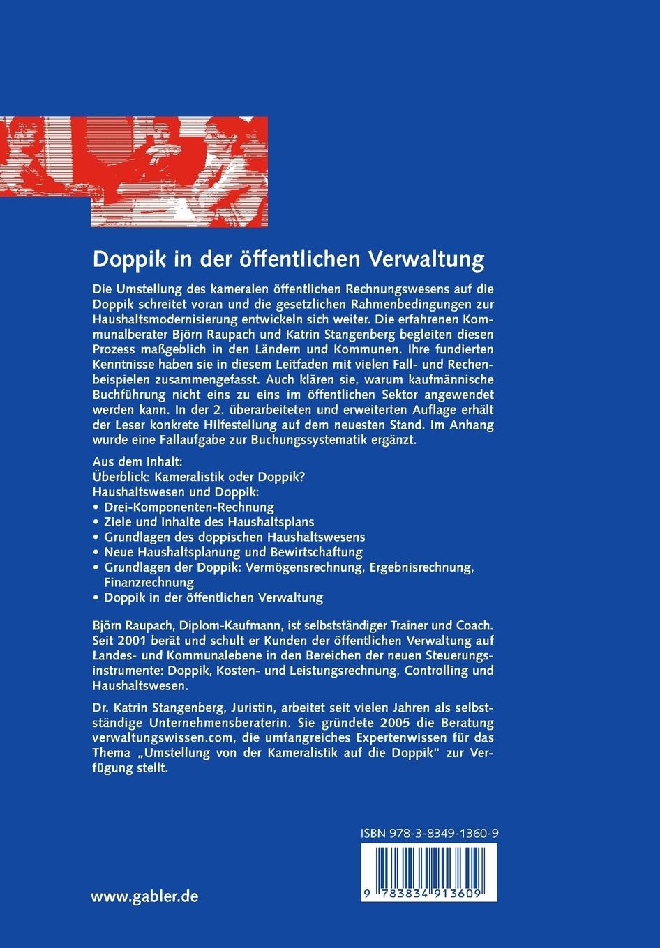 Rückseitencover Doppik in der öffentlichen Verwaltung
