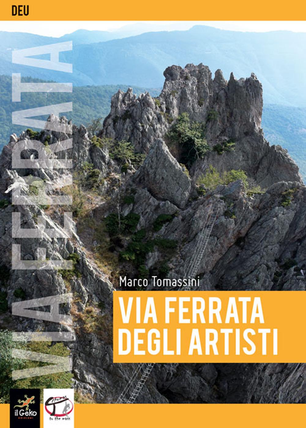 Vorderes Coverbild Via ferrata degli artisti. Ediz. tedesca