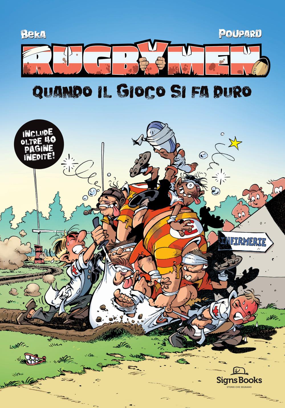 Vorderes Coverbild Rugbymen. Quando il gioco si fa duro