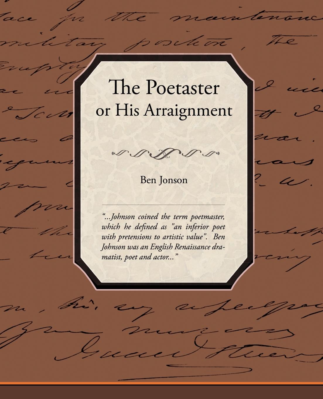 Vorderes Coverbild The Poetaster or His Arraignment