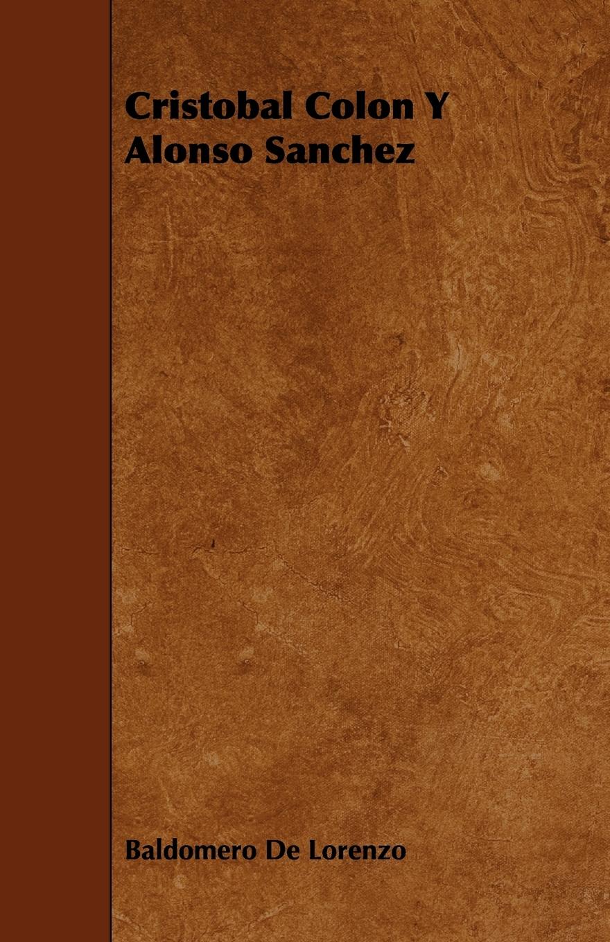 Vorderes Coverbild Cristobal Colon y Alonso Sanchez