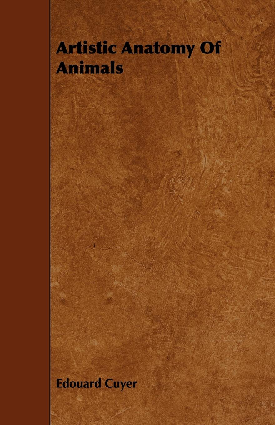 Vorderes Coverbild Artistic Anatomy Of Animals