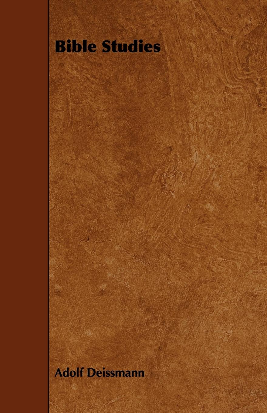 Vorderes Coverbild Bible Studies