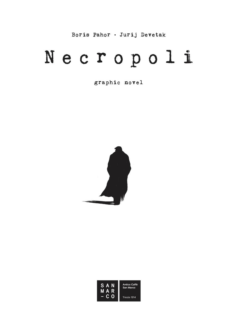 Vorderes Coverbild Necropoli. Graphic novel