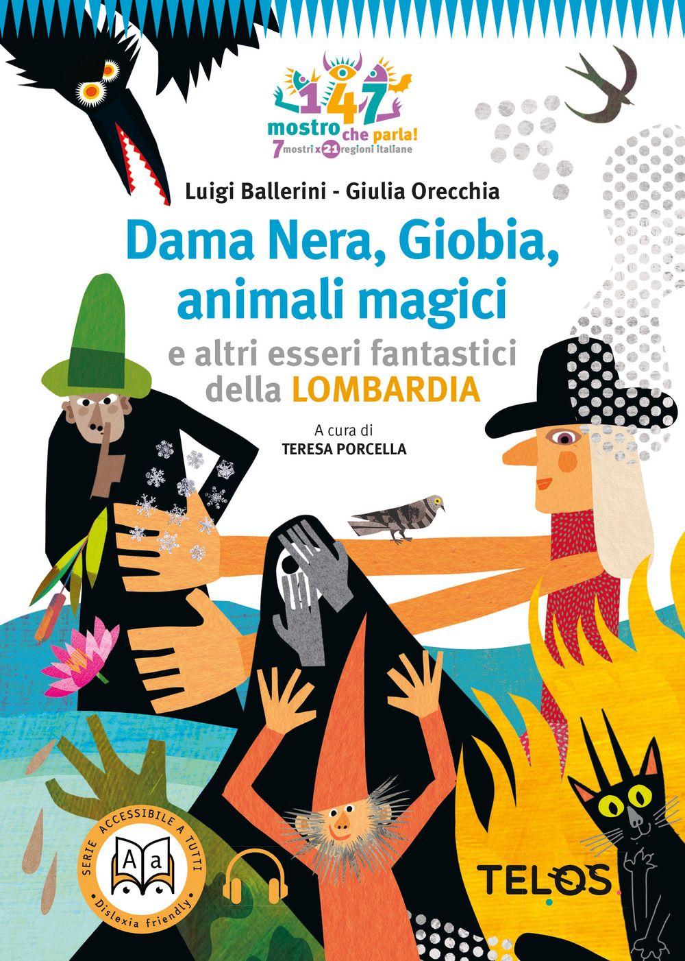 Vorderes Coverbild Dama Nera, Giobia, animali magici e altri esseri fantastici della Lombardia