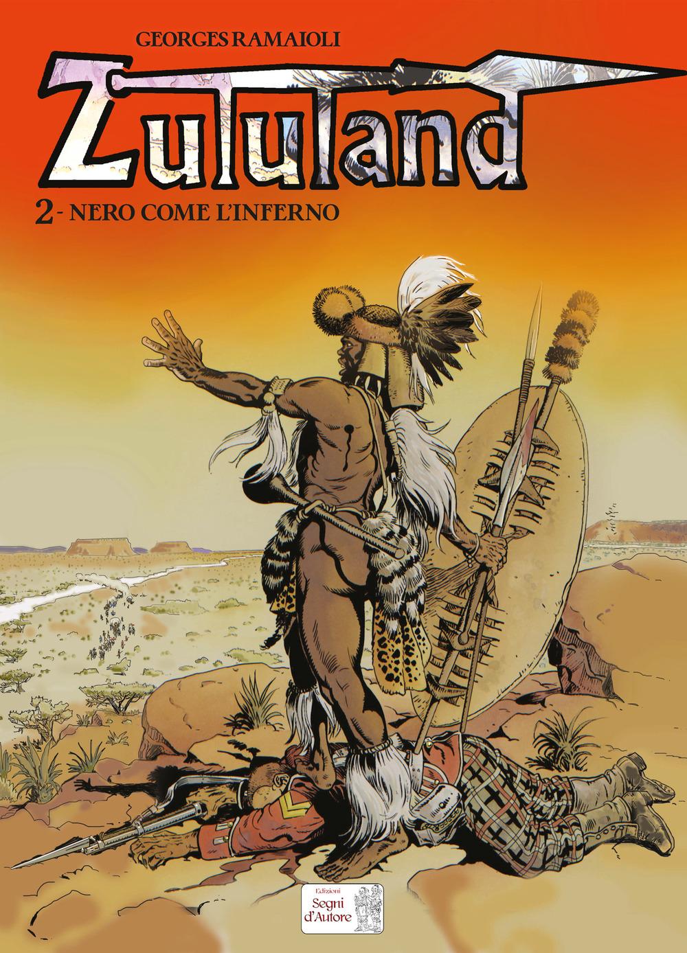 Vorderes Coverbild Nero come l'Inferno. Zululand