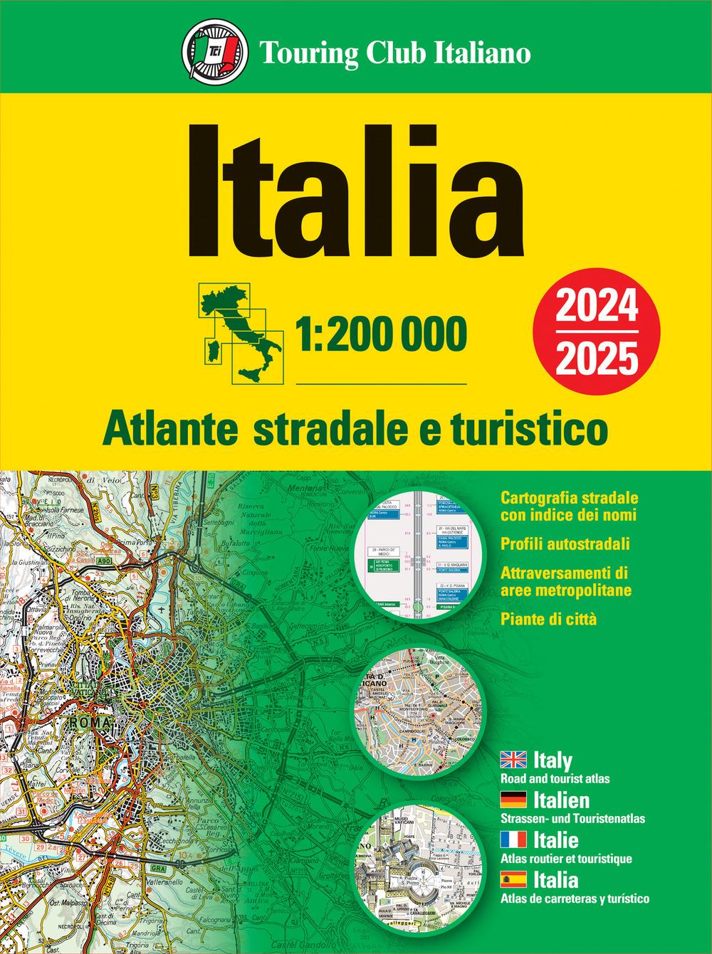 Vorderes Coverbild Italia. Atlante stradale e turistico. 1:200.000